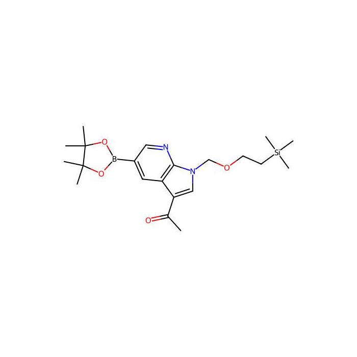 1-(5-(4,4,5,5-tetramethyl-1,3,2-dioxaborolan-2-yl)-1-((2-(trimethylsilyl)ethoxy)methyl)-1H-pyrrolo[2,3-b]pyridin-3-yl)ethanone - ≥95% CAS No(1071454-96-0) by Aladdin Scientific
