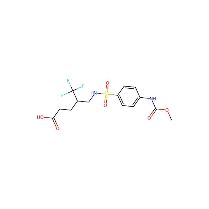 5,5,5-Trifluoro-4-({4-[(methoxycarbonyl)amino]benzenesulfonamido}methyl)pentanoic acid - ≥98% CAS No(300713-88-6) by Aladdin Scientific
