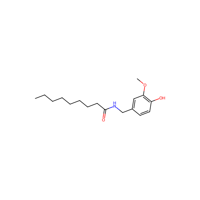 N-Vanillylnonanamide - analytical standard, ≥98% CAS No(2444-46-4) by Aladdin Scientific