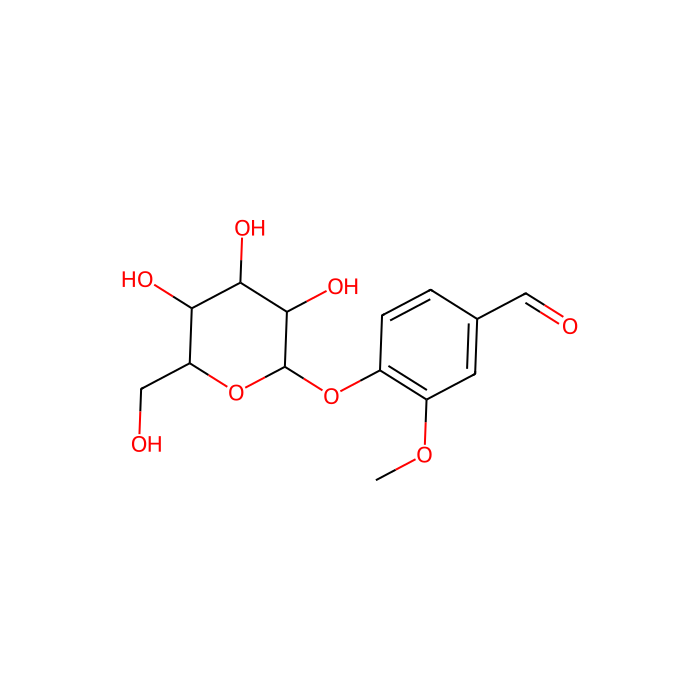 Vanillin 4-O-β-D-Glucoside - ≥98% CAS No(494-08-6) by Aladdin Scientific