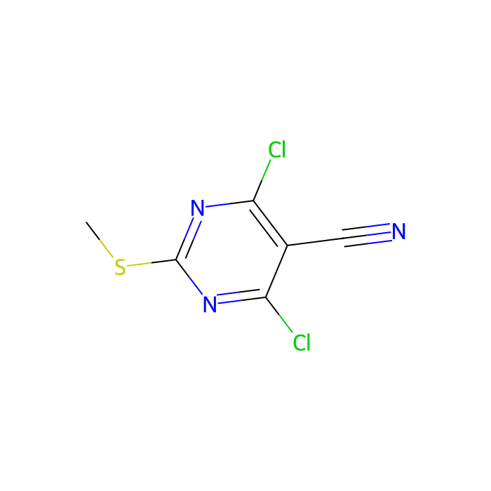 4,6-Dichloro-2-(methylthio)pyrimidine-5-carbonitrile - ≥97% CAS No(33097-13-1) by Aladdin Scientific