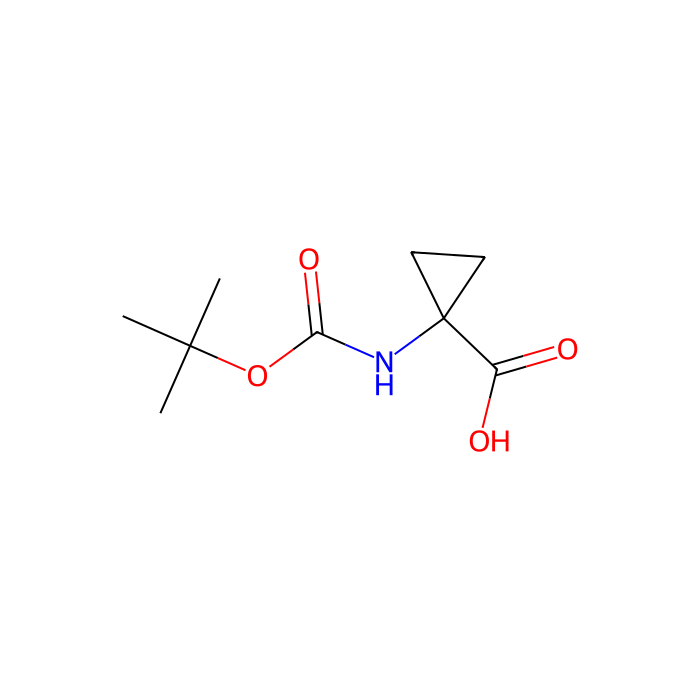 1-(Boc-amino)cyclopropanecarboxylic acid - ≥98%(HPLC) CAS No(88950-64-5) by Aladdin Scientific