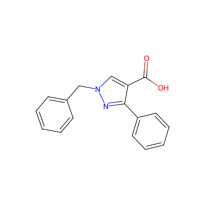 1-benzyl-3-phenyl-1H-pyrazole-4-carboxylic acid - ≥98% CAS No(905589-98-2) by Aladdin Scientific