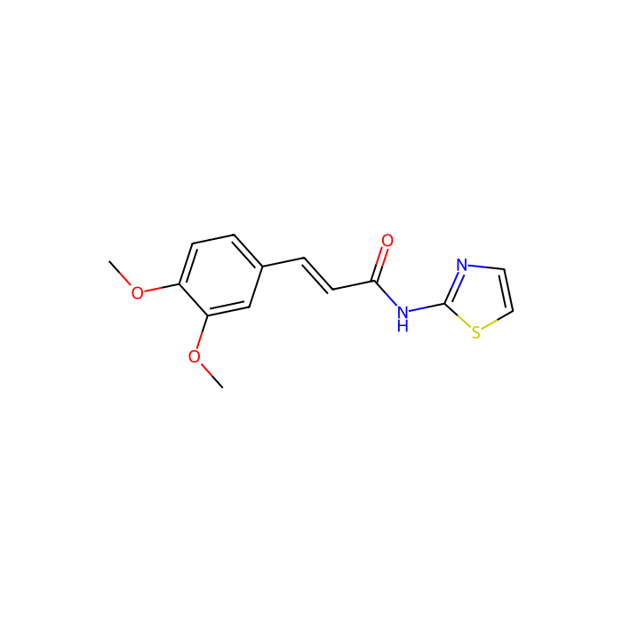 (2E)-3-(3,4-Dimethoxyphenyl)-N-2-thiazolyl-2-propenamide - ≥98% CAS No(1415662-57-5) by Aladdin Scientific