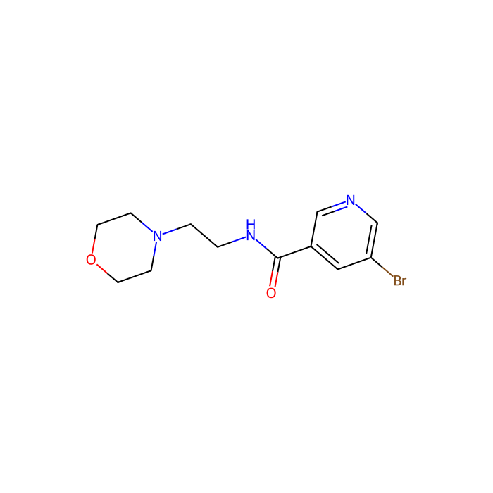 5-bromo-N-(2-morpholinoethyl)nicotinamide - ≥98% CAS No(515866-67-8) by Aladdin Scientific