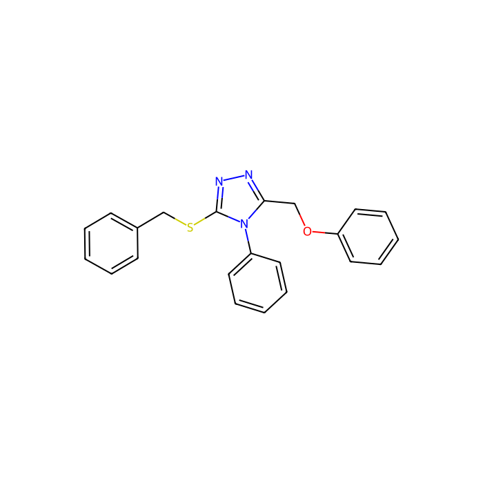 3-benzylsulfanyl-5-phenoxymethyl-4-phenyl-1,2,4-triazole - ≥98% CAS No(129544-85-0) by Aladdin Scientific