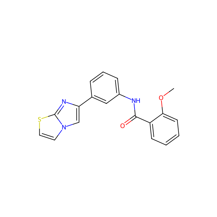 N-(3-imidazo[2,1-b][1,3]thiazol-6-ylphenyl)-2-methoxybenzamide - ≥98% CAS No(667910-69-2) by Aladdin Scientific