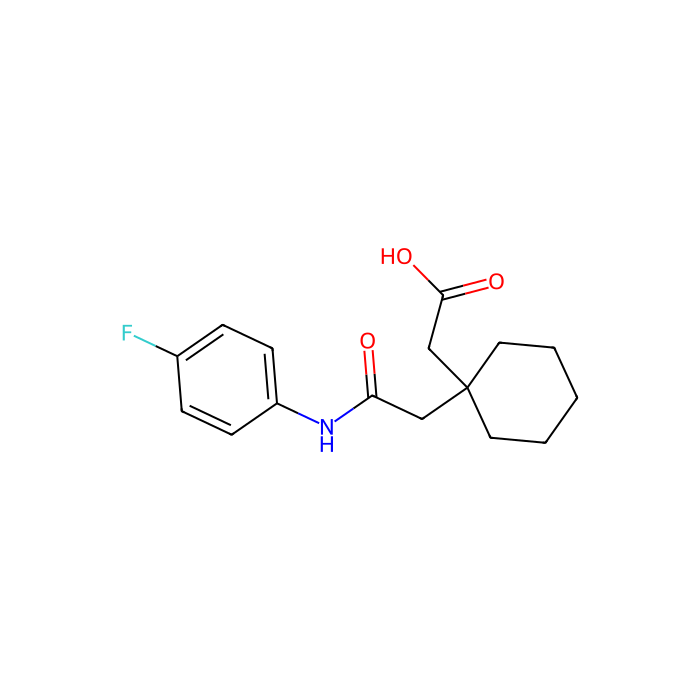 2-(1-{[(4-Fluorophenyl)carbamoyl]methyl}cyclohexyl)acetic acid - ≥98% CAS No(748146-89-6) by Aladdin Scientific
