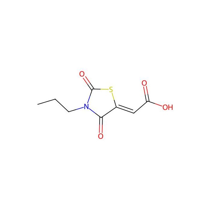 (2Z)-(2,4-Dioxo-3-propyl-1,3-thiazolidin-5-ylidene)acetic acid - ≥98% CAS No(613656-85-2) by Aladdin Scientific