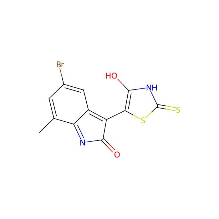 (5Z)-5-(5-bromo-7-methyl-2-oxo-1H-indol-3-ylidene)-2-sulfanylidene-1,3-thiazolidin-4-one - ≥95% CAS No(313955-56-5) by Aladdin Scientific