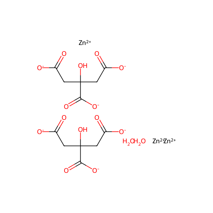 Zinc citrate tribasic dihydrate - ≥98% CAS No(5990-32-9) by Aladdin Scientific