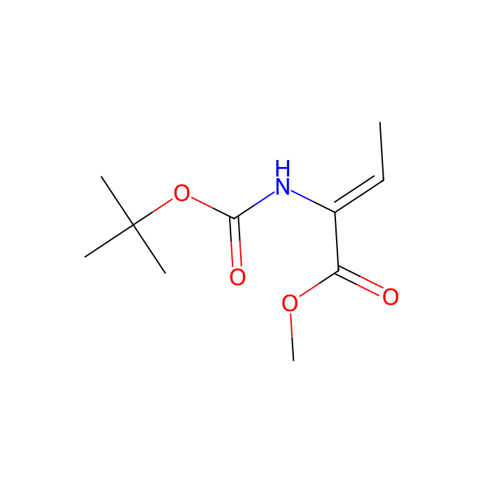 (Z)-Methyl 2-(tert-butoxycarbonylamino)but-2-enoate - ≥97% CAS No(63658-16-2) by Aladdin Scientific