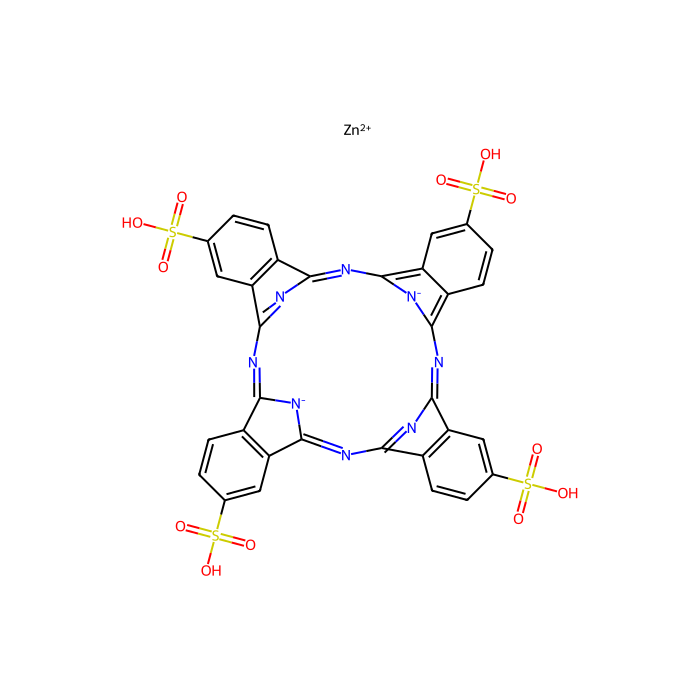Zinc(II) phthalocyanine tetrasulfonic acid - ≥96%, mixture of isomers CAS No(61586-86-5) by Aladdin Scientific