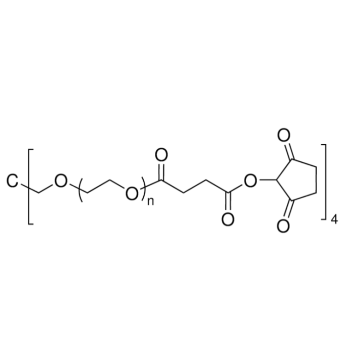 4arm-PEG20K-Succinimidyl Succinate - 20000 Da  by Aladdin Scientific