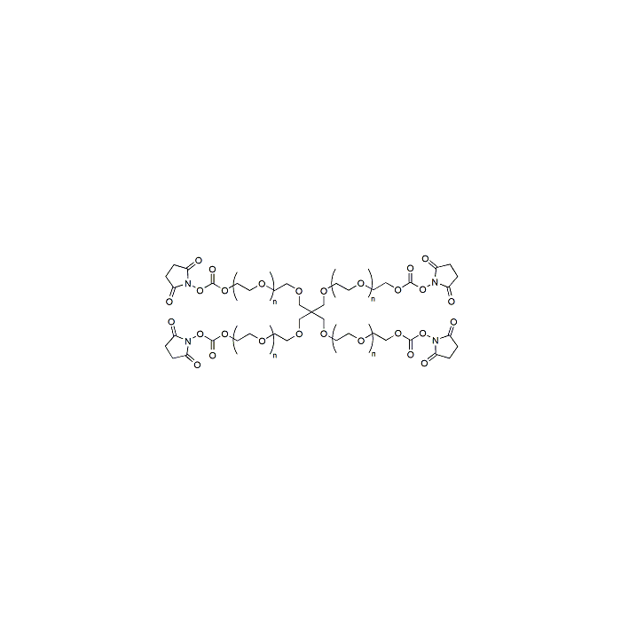 4arm-PEG-Succinimidyl Carbonate - MW 10000 Da  by Aladdin Scientific