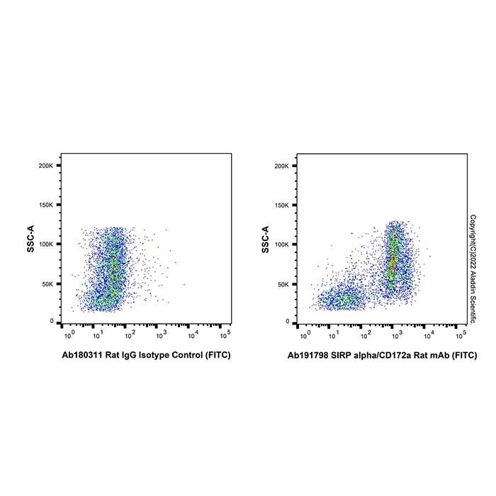 SIRP alpha/CD172a Rat mAb (FITC) -    by Aladdin Scientific