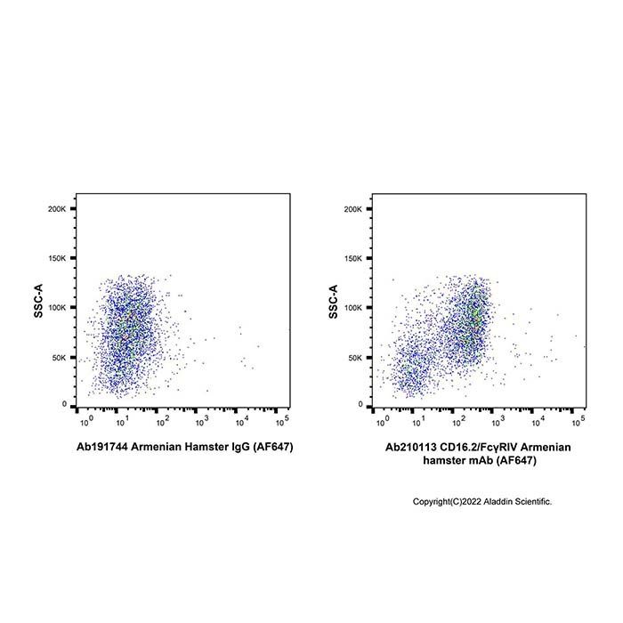 CD16.2/FcγRIV Armenian hamster mAb (AF647) -    by Aladdin Scientific