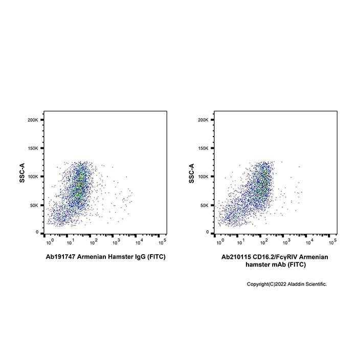 CD16.2/FcγRIV Armenian hamster mAb (FITC) -    by Aladdin Scientific