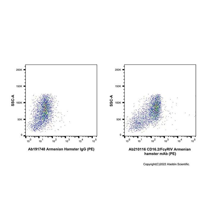 CD16.2/FcγRIV Armenian hamster mAb (PE) -    by Aladdin Scientific