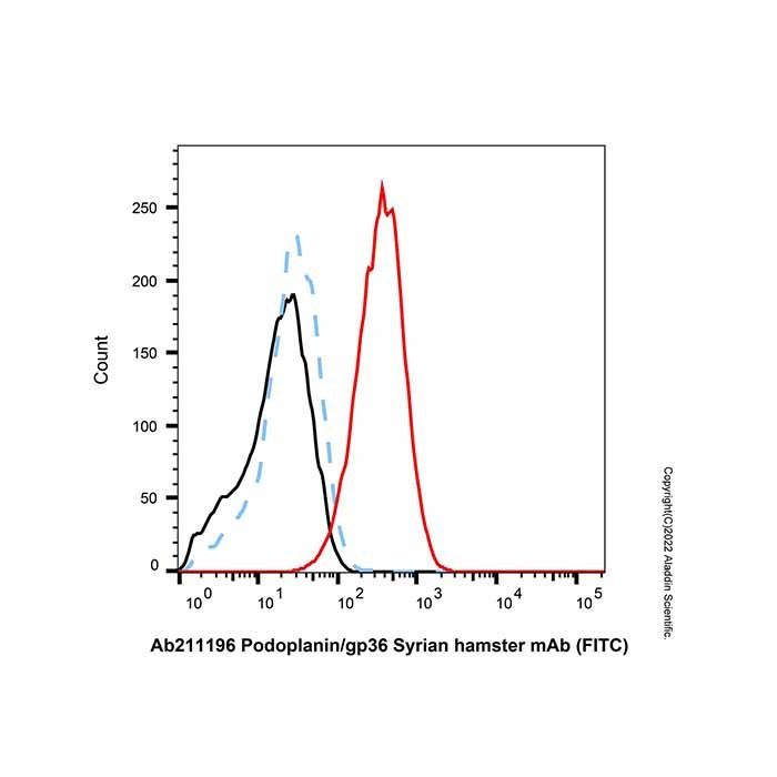 Podoplanin/gp36 Syrian hamster mAb (FITC) -    by Aladdin Scientific