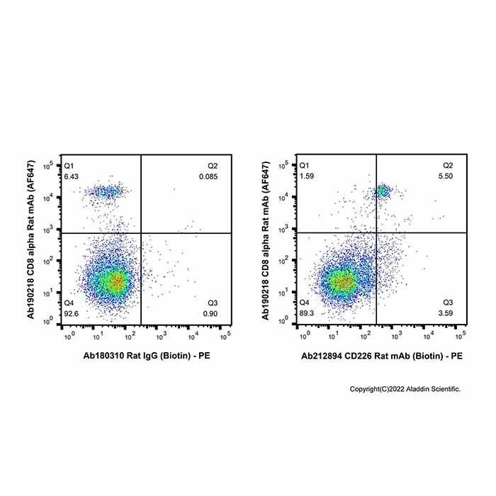 CD226 Rat mAb (Biotin) - by Aladdin Scientific