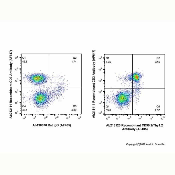 Recombinant CD90.2/Thy1.2 Antibody (AF405) - by Aladdin Scientific