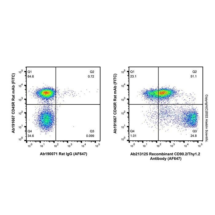 Recombinant CD90.2/Thy1.2 Antibody (AF647) -    by Aladdin Scientific