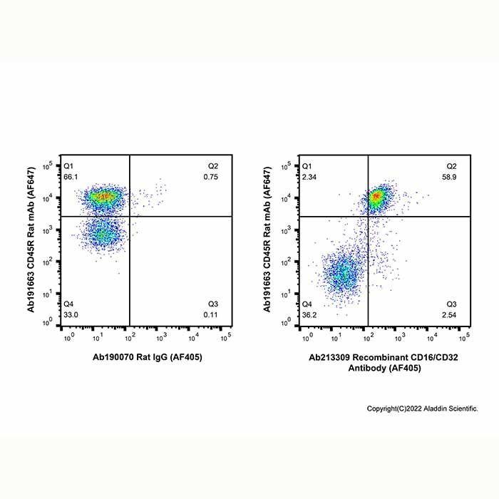 Recombinant CD16/CD32 Antibody (AF405) - by Aladdin Scientific