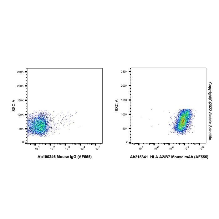 HLA A2/B7 Mouse mAb (AF555) - by Aladdin Scientific