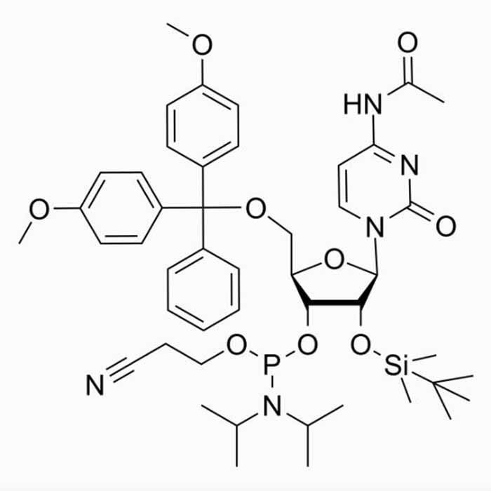 Ac-rC phosphoramidite monomer - ≥98%(Mixture of Diastereomers) CAS No(121058-88-6) by Aladdin Scientific