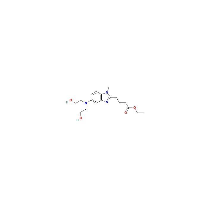 5-[Bis(2-hydroxyethyl)amino]-1-methyl-1H-benzimidazole-2-butanoic acid ethyl ester - ≥96% CAS No(3543-74-6) by Aladdin Scientific