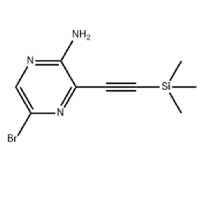 5-Bromo-3-((trimethylsilyl)ethynyl)pyrazin-2-amine - ≥97% CAS No(875781-41-2) by Aladdin Scientific