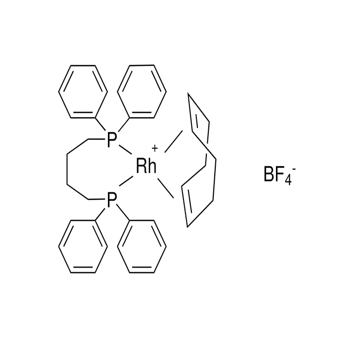 [1,4-Bis(diphenylphosphino)butane](1,5-cyclooctadiene)rhodium(I) tetrafluoroborate(contains CH2Cl2) - ≥98% CAS No(79255-71-3) by Aladdin Scientific