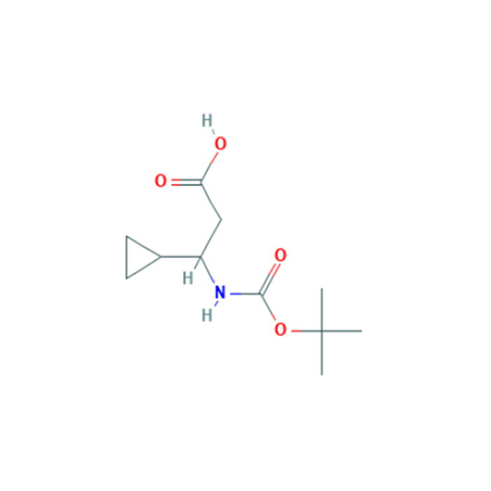3-(tert-butoxycarbonylamino)-3-cyclopropyl-propanoic acid - ≥97% CAS No(683218-80-6) by Aladdin Scientific
