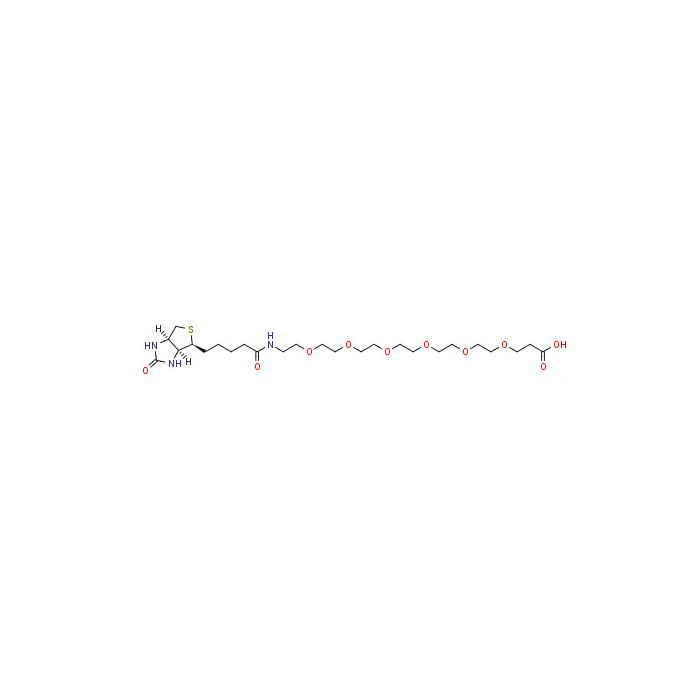 21-[D(+)-Biotinylamino]-4,7,10,13,16,19-hexaoxaheneicosanoic acid - ≥95% CAS No(1352814-10-8) by Aladdin Scientific