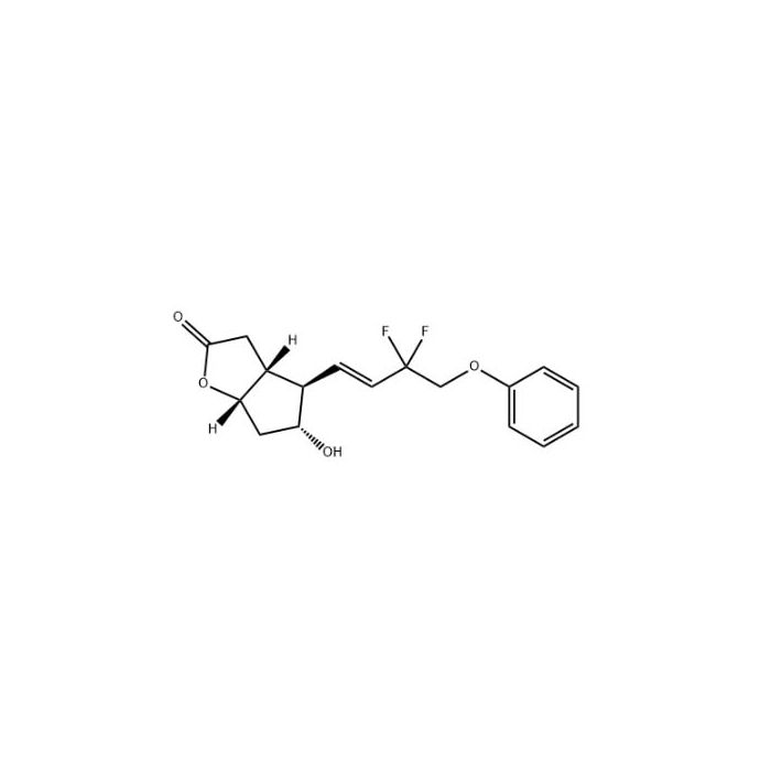 (3aR,4R,5R,6aS)-4-((E)-3,3-Difluoro-4-phenoxybut-1-en-1-yl)-5-hydroxyhexahydro-2H-cyclopenta[b]furan-2-one - ≥95% CAS No(209861-01-8) by Aladdin Scientific
