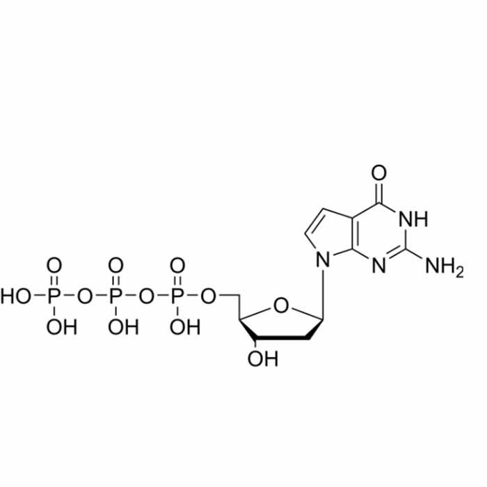 7-Deaza-dGTP (10mM) - Animal Free, DNase, RNase, Protease free, BioReagent, DNase, RNase free, PCR Reagent, Suitable for molecular biology, sterile, ≥99%, 10mM CAS No(101515-08-6) by Aladdin Scientific