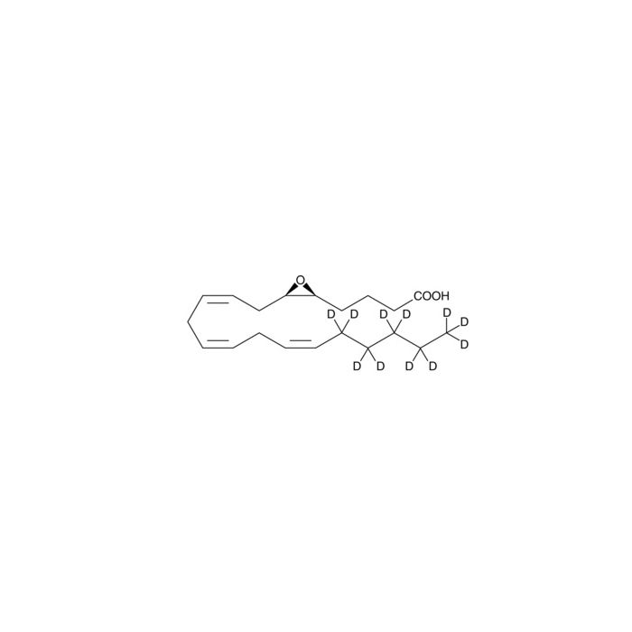 (±)5(6)-EET-d₁₁(mixture of free acid and lactone) - ≥99% deuterated forms(d₁-d₁₁), A solution in methyl acetate CAS No(87173-80-6(unlabeled)) by Aladdin Scientific