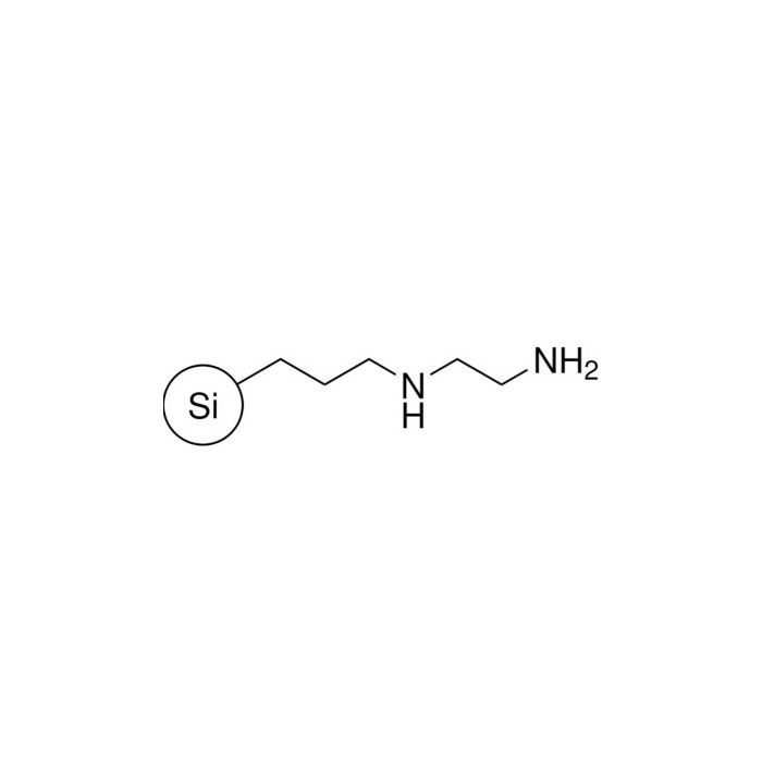 3-(Ethylenediamino)propyl-functionalized silica gel - 200-400 mesh,  function group loading: 1.4 mmol/g CAS No(1173023-01-2) by Aladdin Scientific