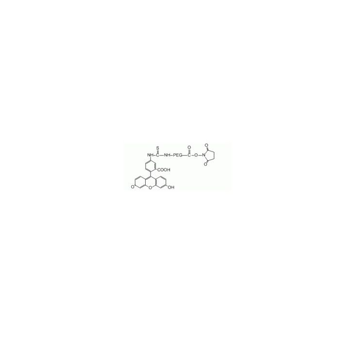 Fluoresceína PEG NHS, FITC-PEG-NHS - MW 2000 Da  by Aladdin Scientific