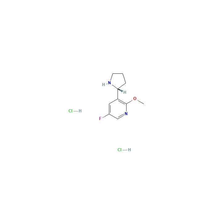 (R)-5-fluoro-2-methoxy-3-(pyrrolidin-2-yl)pyridine 2hcl - ≥97% CAS No(1260845-81-5) by Aladdin Scientific