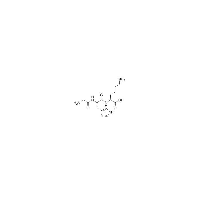 Glycyl-L-Histidyl-L-Lysine(GHK) - ≥98%, TFA salt CAS No(49557-75-7(free base)) by Aladdin Scientific