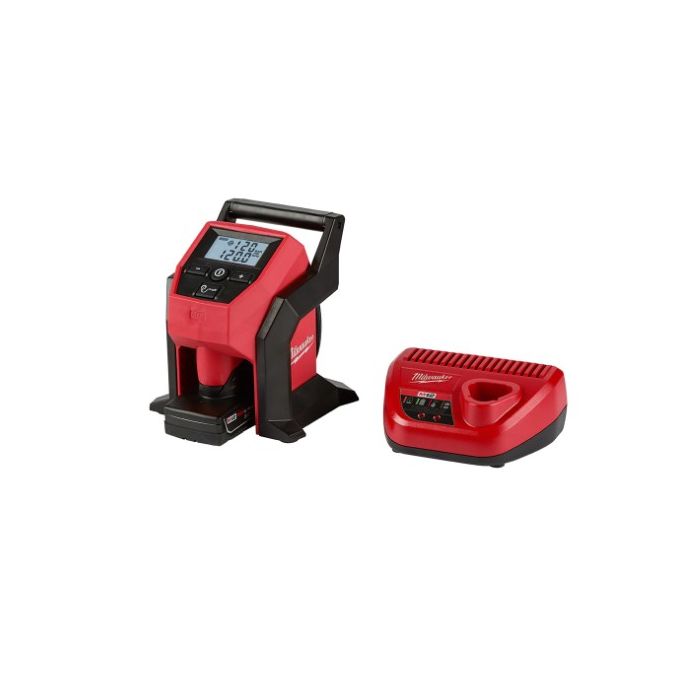 Milwaukee 2475-21XC M12 Compact Inflator Kit -   by Aladdin Scientific