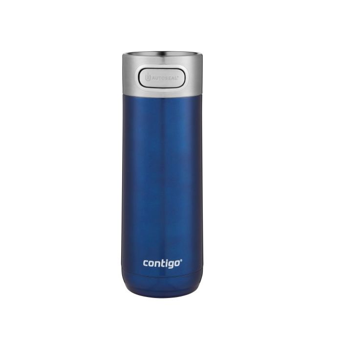 Contigo Luxe Vacuum-Insulated Stainless Steel Thermal Travel Mug, Leak-Proof 16oz Reusable Coffee Cup or Water Bottle, Fits Under Most Brewers and Dishwasher Safe, Monaco -   by Aladdin Scientific