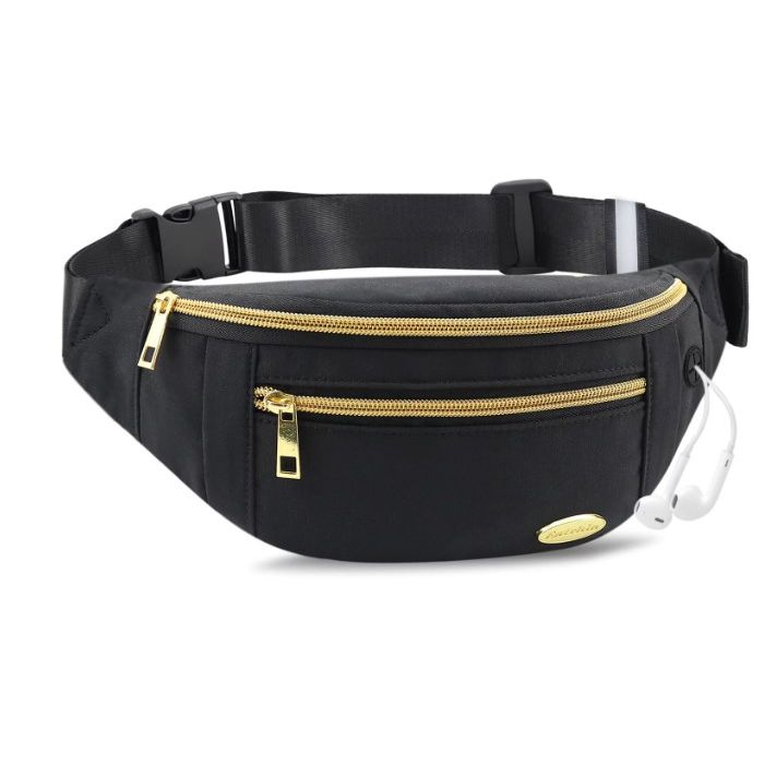 Entchin Fanny Pack for Women Waist Pack Water Resistant Fabric Buckle Crossbody Bags for Traveling Cycling -   by Aladdin Scientific