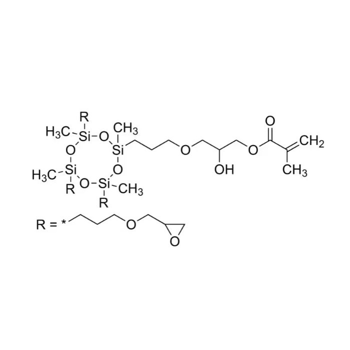 2-Hydroxy-3-{3-[2,4,6,8-tetramethyl-4,6,8-tris(propyl glycidyl ether)-2-cyclotetrasiloxanyl]propoxy}propyl methacrylate -  CAS No(948598-97-8) by Aladdin Scientific