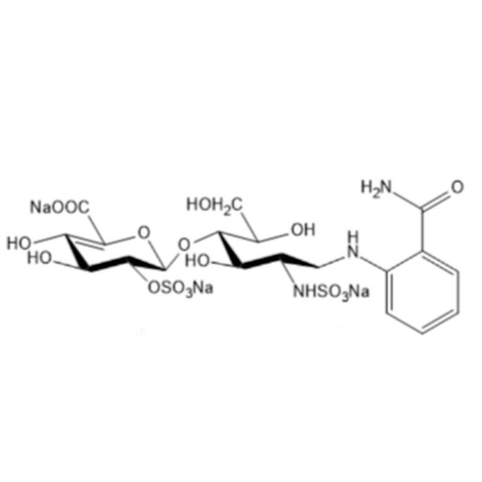 Heparin disaccharide III-S sodium salt fluorescence labeling（α-ΔUA-2S-[1→4]-GlcNS）（2-Aminobenzamide) - ≥95%(HPLC) CAS No(136098-03-8(unlabelled)) by Aladdin Scientific