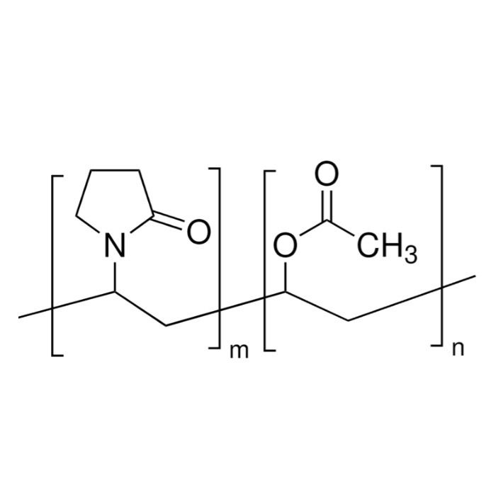 Poly(1-vinylpyrrolidone-co-vinyl acetate)（PVP-VA） - average Mw ~50,000(GPC vs. poly(ethylene oxide)),(copolymer,4:6),powder CAS No(25086-89-9) by Aladdin Scientific