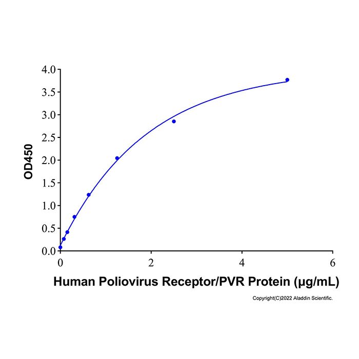 Recombinant Human Poliovirus Receptor/PVR Protein -    by Aladdin Scientific