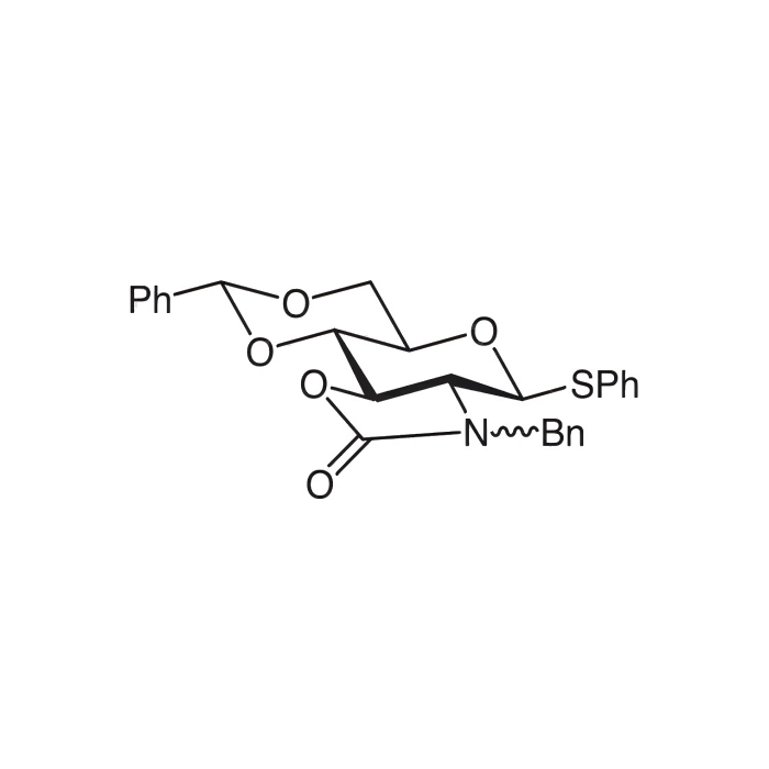 Phenyl N-Benzyl-2-amino-4,6-O-benzylidene-2-N,3-O-carbonyl-2-deoxy-1-thio-β-D-glucopyranoside - ≥97% CAS No(910805-49-1) by Aladdin Scientific